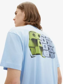 TOM TAILOR Denim T-shirts T-Shirt Homme Bleu Ciel -Soldes TOM TAILOR Denim 2023 baa04bdec5a6809731c48696cda1c8c8 scaled