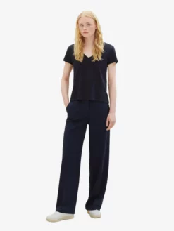 TOM TAILOR Denim T-shirts T-shirt Femme Bleu Marine / Bleu Ciel -Soldes TOM TAILOR Denim 2023 bafbed84fc8c078f4232e6f5cca8b5aa scaled