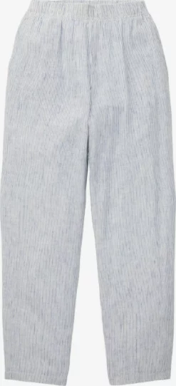 TOM TAILOR Denim Pantalons En Toile Effilé Pantalon Femme Bleu Marine / Bleu Clair