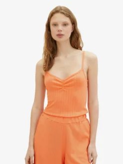 TOM TAILOR Denim Tops En Dentelle Haut Pointelle Femme Corail -Soldes TOM TAILOR Denim 2023 c2605222471c64b6058e6f7ac3d46fbc 1 scaled