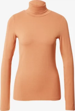 TOM TAILOR Denim T-shirts à Manches Longues T-shirt Femme Abricot