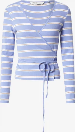 TOM TAILOR Denim T-shirts à Manches Longues T-shirt Femme Bleu Clair