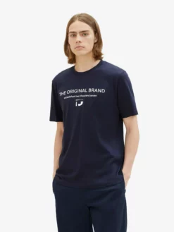 TOM TAILOR Denim T-shirts T-Shirt Homme Bleu Marine -Soldes TOM TAILOR Denim 2023 c8ab6a049786247256e5cd9e82f6a44b scaled