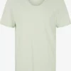 TOM TAILOR Denim T-shirts T-Shirt Homme Vert Clair