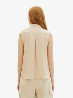 TOM TAILOR Denim Blouses Chemisier Femme Beige Clair -Soldes TOM TAILOR Denim 2023 cc063e2dc2b64686f939e2924c10c188 scaled