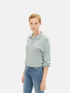 TOM TAILOR Denim Polos T-shirt Femme Vert Chiné 10 TOM TAILOR Denim Polos T-shirt Femme Vert Chiné -Soldes TOM TAILOR Denim 2023 cf28eb240387dbbd411e1e018661bff6 scaled