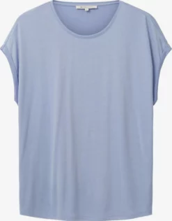 TOM TAILOR Denim T-shirts T-shirt Femme Bleu-gris