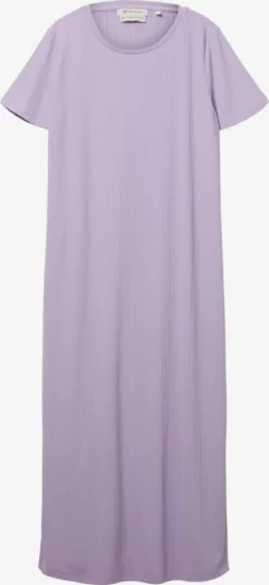 TOM TAILOR Denim Robes En Jersey Robe Femme Violet Clair