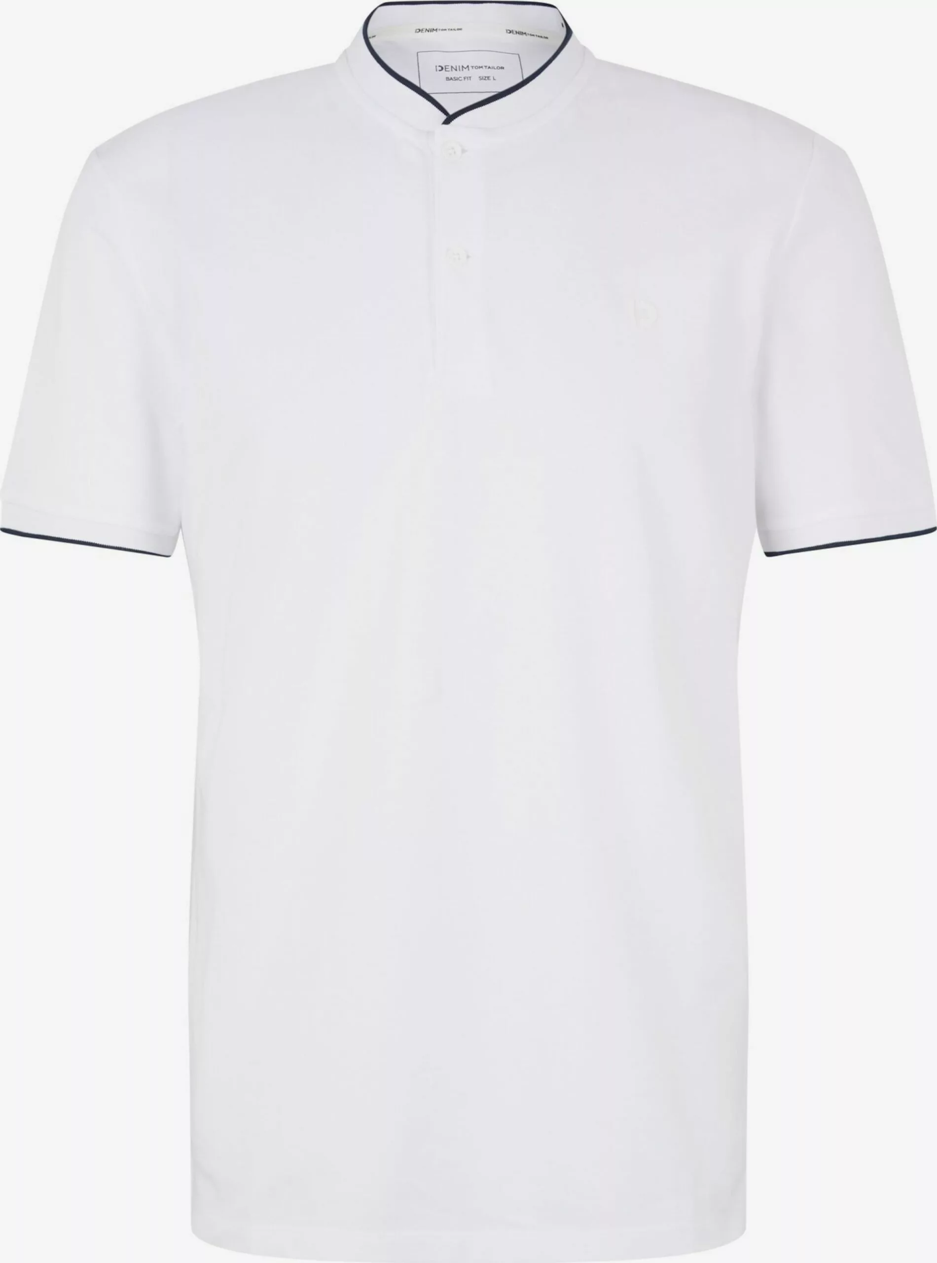 TOM TAILOR Denim T-shirts T-Shirt Homme Blanc 1 TOM TAILOR Denim T-shirts T-Shirt Homme Blanc