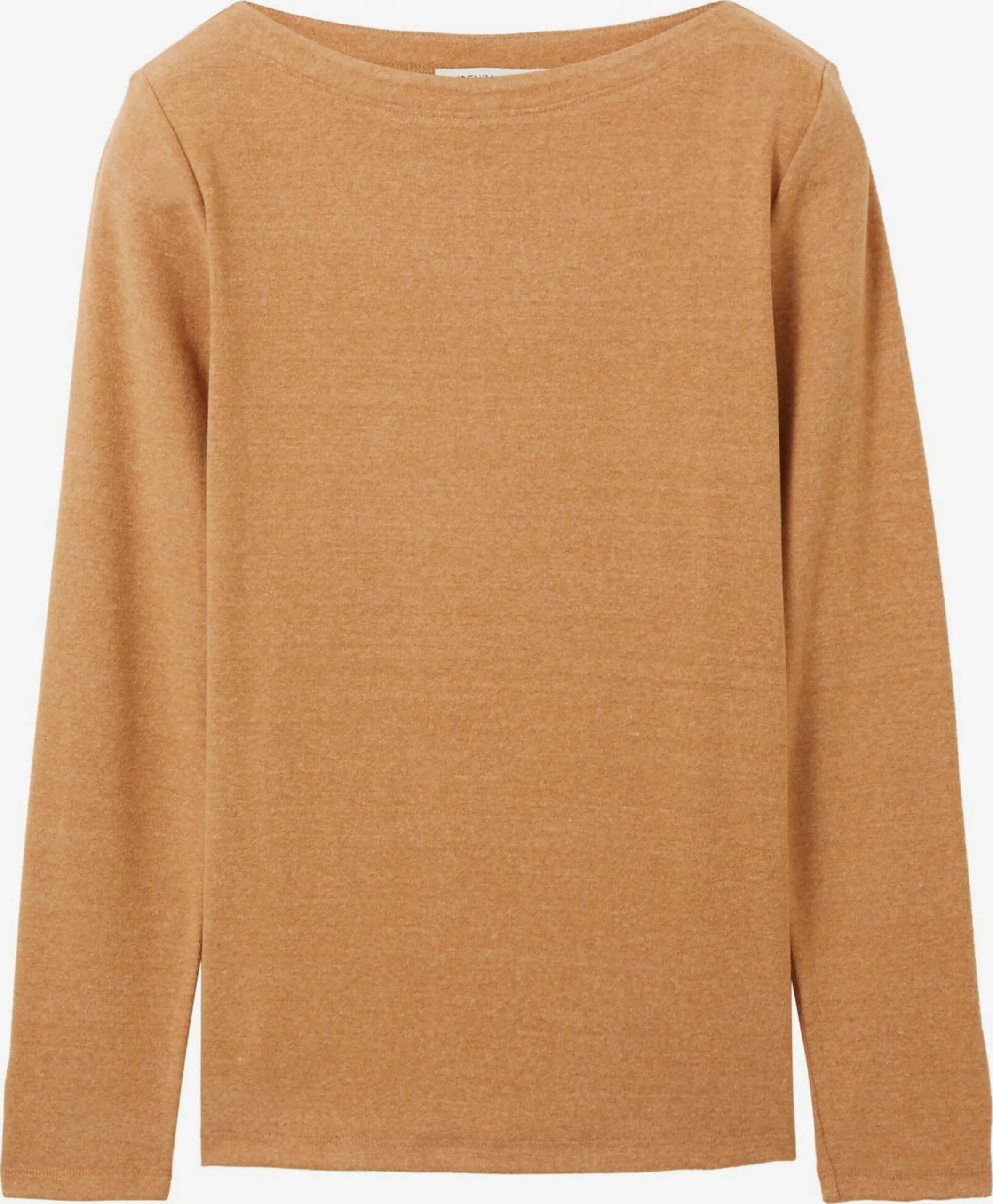 TOM TAILOR Denim T-shirts à Manches Longues T-shirt Femme Marron Chiné 1 TOM TAILOR Denim T-shirts à Manches Longues T-shirt Femme Marron Chiné