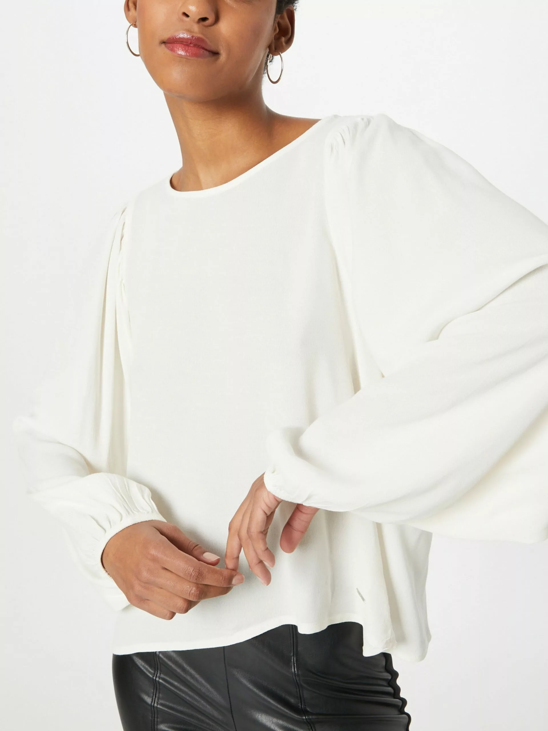 TOM TAILOR Denim Hauts Chemisier Femme Blanc 5 TOM TAILOR Denim Hauts Chemisier Femme Blanc – Image 5