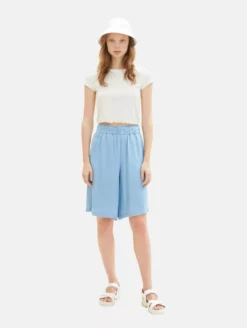TOM TAILOR Denim Shorts Wide Leg Pantalon Femme Bleu Clair -Soldes TOM TAILOR Denim 2023 db218e1ce0edee3629548321fcea0133 scaled