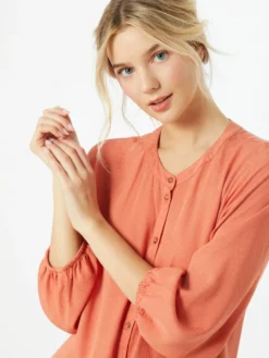 TOM TAILOR Denim Robes Fluides Robe-chemise Femme Orange -Soldes TOM TAILOR Denim 2023 dcb276bcd2aac44c9e1d43f56e7088df scaled