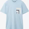 TOM TAILOR Denim T-shirts T-Shirt Homme Bleu Marine / Bleu Ciel