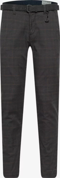 TOM TAILOR Denim Chinos Regular Pantalon Chino Homme Anthracite / Gris Foncé