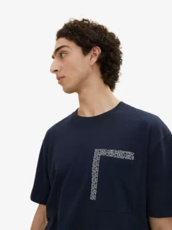 TOM TAILOR Denim T-shirts T-Shirt Homme Bleu Nuit -Soldes TOM TAILOR Denim 2023 e0281140b79857f6ff40b6ac17da7cb9 scaled