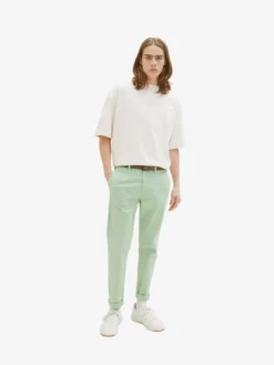 TOM TAILOR Denim Chinos Coupe Slim Pantalon Chino Homme Vert Pastel -Soldes TOM TAILOR Denim 2023 e084efd0a8b8a1e468b0bcbb152d663f scaled