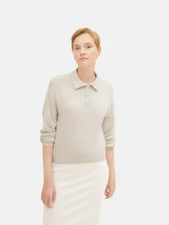 TOM TAILOR Denim Polos T-shirt Femme Greige -Soldes TOM TAILOR Denim 2023 e0c40efe162644bb1b9285d60f7bea30 scaled