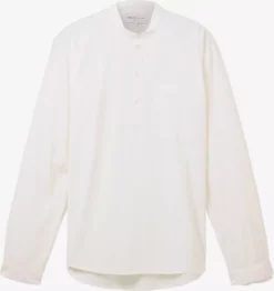 TOM TAILOR Denim Chemises Décontractées Fit Confort Chemise Homme Blanc