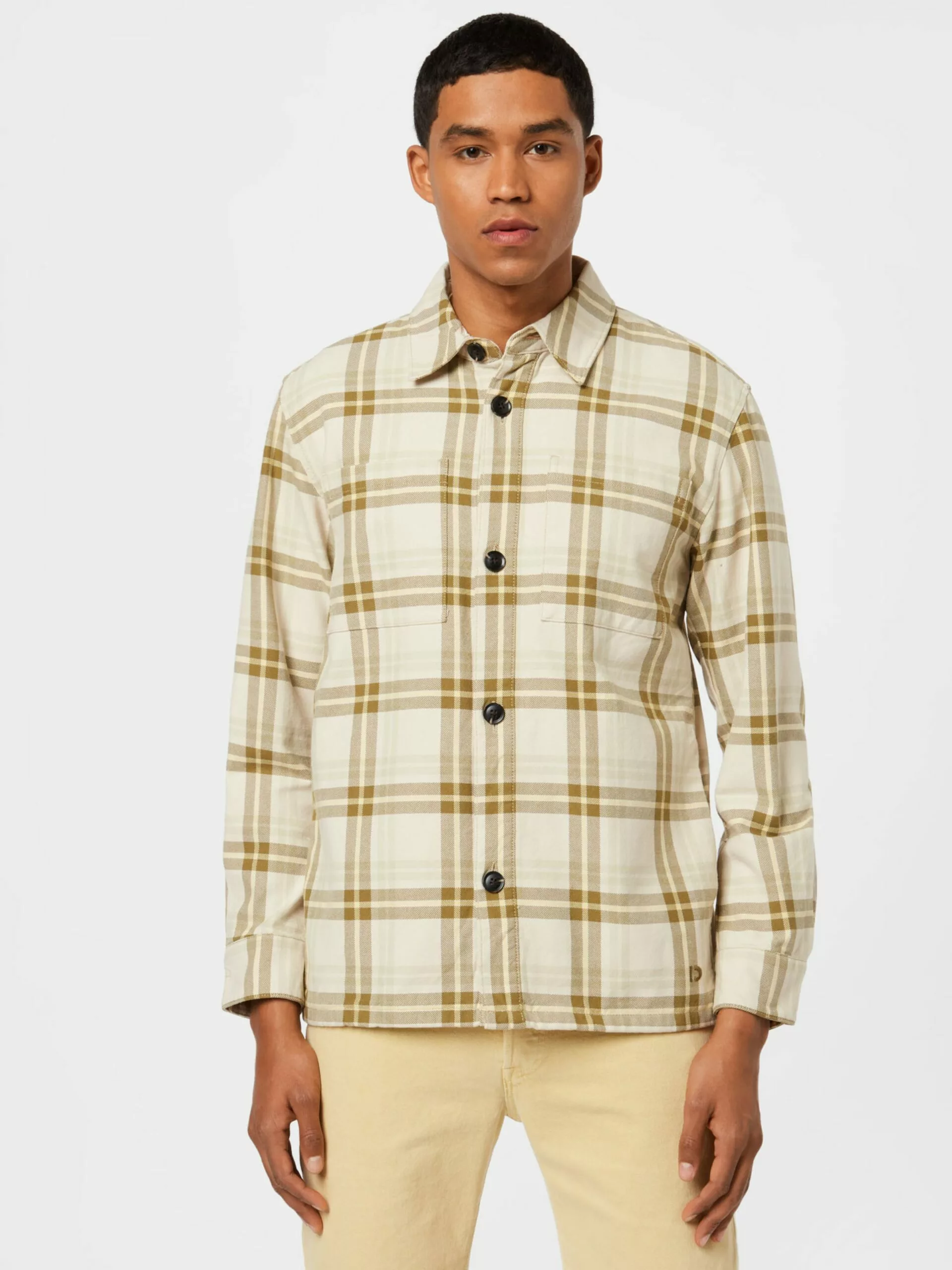 TOM TAILOR Denim Chemises à Carreaux Fit Confort Chemise Homme Olive 2 TOM TAILOR Denim Chemises à Carreaux Fit Confort Chemise Homme Olive – Image 2