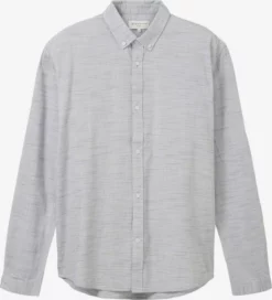 TOM TAILOR Denim Chemises Décontractées Fit Confort Chemise Homme Gris Clair