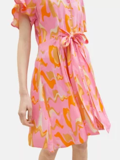 TOM TAILOR Denim Robes Fluides Robe-chemise Femme Rose -Soldes TOM TAILOR Denim 2023 e6152bd9aa0c98abc7c91b57fbf13dd2 scaled