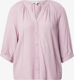 TOM TAILOR Denim Blouses à Manches Courtes Chemisier Femme Lilas