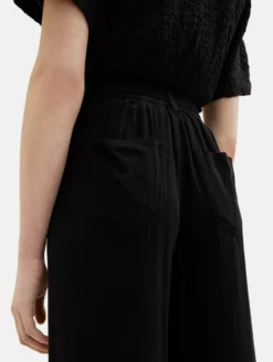 TOM TAILOR Denim Pantalons En Toile Wide Leg Pantalon Femme Noir -Soldes TOM TAILOR Denim 2023 e6f28eec8a9e607290766cc310065a2b scaled