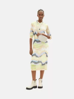 TOM TAILOR Denim Robes Midi Robe Femme Jaune Clair -Soldes TOM TAILOR Denim 2023 e878fe22efb3d798e91f41cf17cd6bb3 scaled