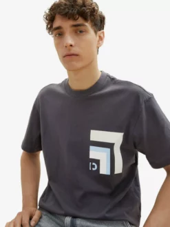 TOM TAILOR Denim T-shirts T-Shirt Homme Anthracite -Soldes TOM TAILOR Denim 2023 e91b8735e65a33c603b522bda39bf406 scaled