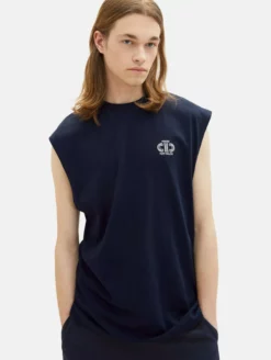 TOM TAILOR Denim Débardeurs T-Shirt Homme Bleu Marine -Soldes TOM TAILOR Denim 2023 ea76b3bf7594af7c28245a1b0a132534 scaled