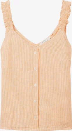 TOM TAILOR Denim Blouses Chemisier Femme Orange Clair