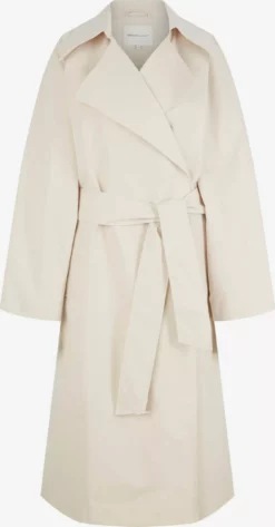 TOM TAILOR Denim Trenchs Manteau Mi-saison Femme Crème