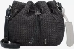 TOM TAILOR Denim Sacs Bourses Poche Ventrale Caro Femme Noir