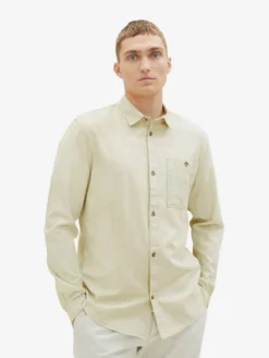 TOM TAILOR Denim Chemises Décontractées Coupe Regular Chemise Homme Vert Pastel -Soldes TOM TAILOR Denim 2023 f15e418b8cc188cdbbb9cbd2fc42bcef scaled