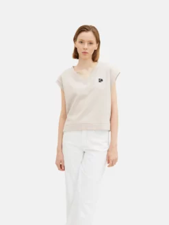 TOM TAILOR Denim Sweats Sweat-shirt Femme Gris Chiné -Soldes TOM TAILOR Denim 2023 f19a8de51ba4ab7367c5ee78b910242f scaled