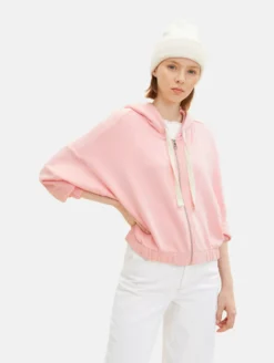 TOM TAILOR Denim Sweats Zippés Veste De Survêtement Femme Rose Clair -Soldes TOM TAILOR Denim 2023 f1e03a7a17aa2f56f20e2aa000cdf4ac scaled