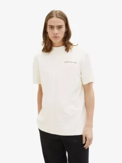 TOM TAILOR Denim T-shirts T-Shirt Homme Blanc Naturel -Soldes TOM TAILOR Denim 2023 f352edfbec6d1d7b8915d6f0063d47c8 scaled