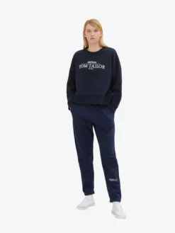 TOM TAILOR Denim Pantalons De Survêtement Effilé Pantalon Homme Bleu Foncé -Soldes TOM TAILOR Denim 2023 f47d44effb0d62e0a7db01ffa54f702f scaled