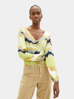 TOM TAILOR Denim Hauts Chemisier Femme Safran / Jaune Clair -Soldes TOM TAILOR Denim 2023 f5080d070ec64ae16b741cb3e9bb5642 scaled