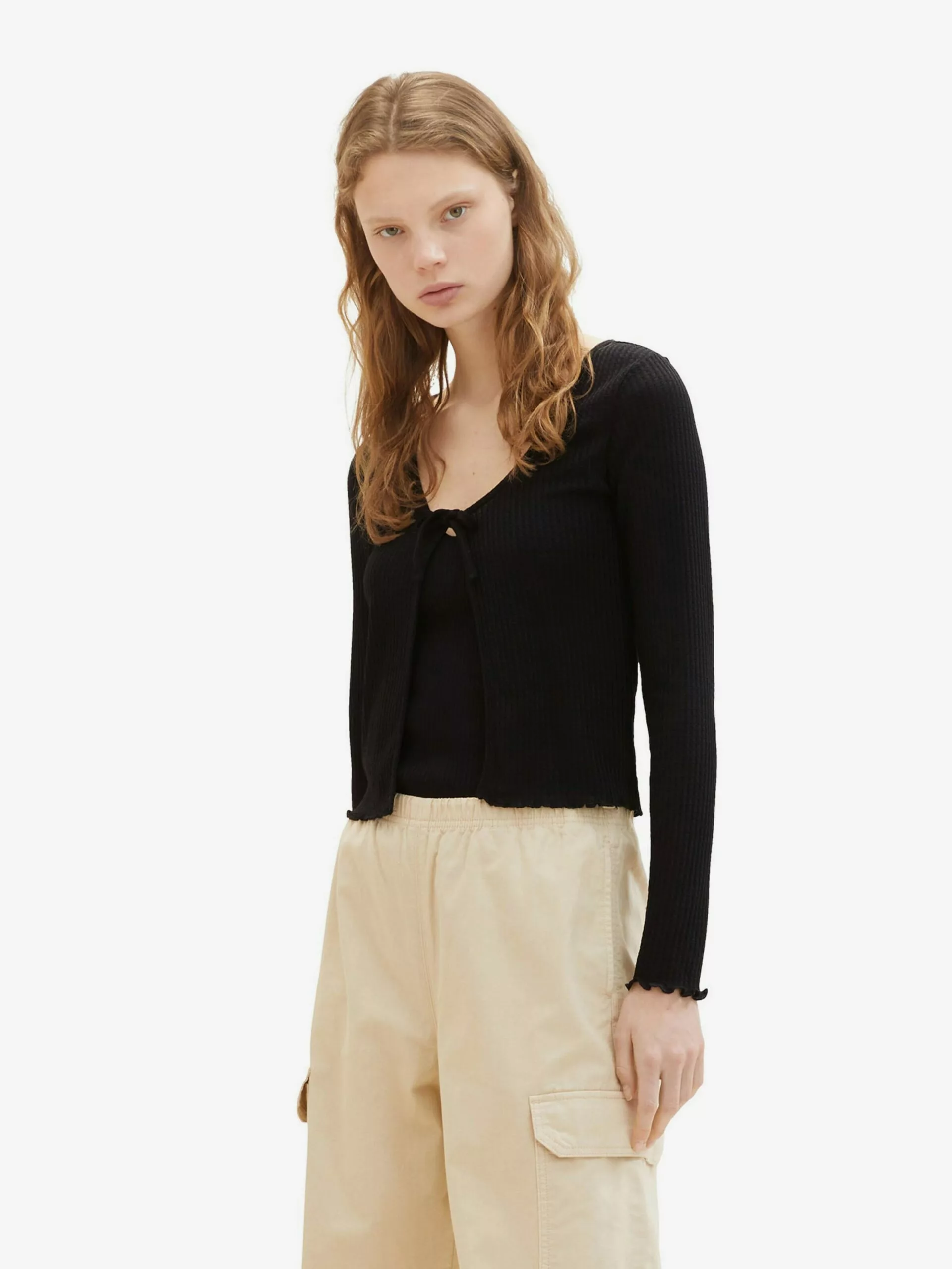 TOM TAILOR Denim Boleros Boléro Femme Noir 2 TOM TAILOR Denim Boleros Boléro Femme Noir – Image 2