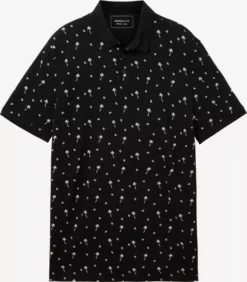 TOM TAILOR Denim Polos T-Shirt Homme Noir Chiné
