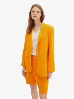 TOM TAILOR Denim Blazers Classiques Blazer Femme Orange -Soldes TOM TAILOR Denim 2023 fd1d01a4fb5a985ee79b90c8a51d85a2 scaled