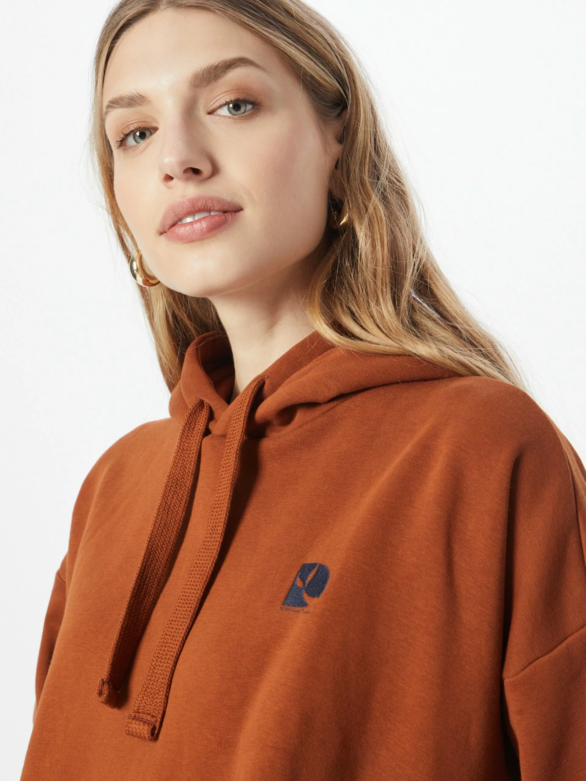 TOM TAILOR Denim Sweats à Capuche Sweat-shirt Femme Rouille 2 TOM TAILOR Denim Sweats à Capuche Sweat-shirt Femme Rouille – Image 2